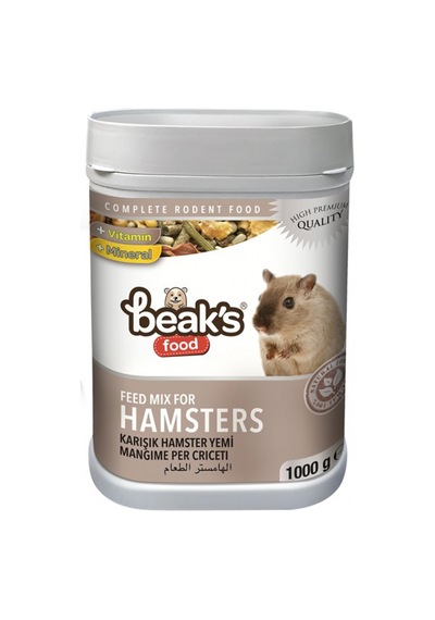Beaks Karışık Hamster Yemi 1000  Gr
