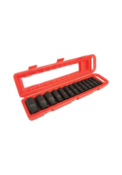 Omega Tools Glhs1213 1/2 Altı Köşe Uzun Havalı Lokma Takımı 13 Parça