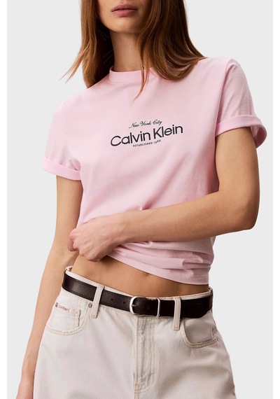 Calvin Klein Bayan T Shirt Lv047f810g 8z6 Pembe