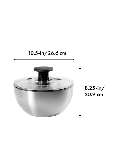 Oxo 1071497 Steel Çelik Salata Kurutacağı