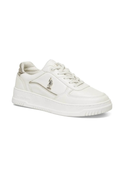 U.S. Polo Assn. 4F GRACE 4PR Kadın Bej Sneaker