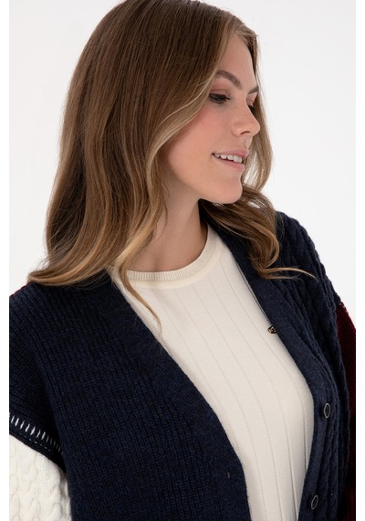 U.s. Polo Assn. Kadın Lacivert Hırka Triko 50310761-vr033 Lacivert