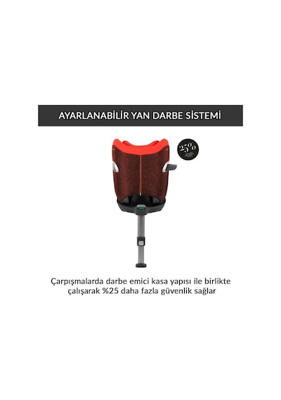 Cybex Sirona Zi Isize Plus (Soho Grey) 360 Derece Dönen Adac Ödüllü Isofix Bebek Oto Koltuğu 0-18 Kg