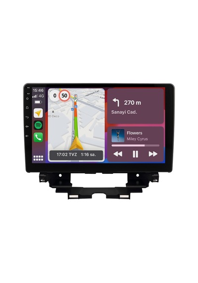 Renault Kangoo Android Multimedya Sistemi 2024-2025 Crv4900xp 10"