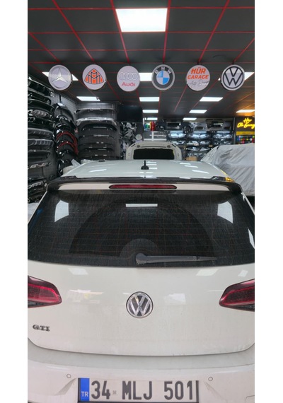 Golf 7 - 7.5 2013-2020 Spoyler Plastik Boyasız