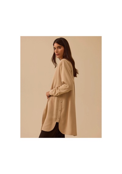 Seçil Çıtçıt Detaylı Tunik Bej - 815824233 Bej
