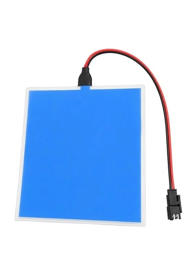 Powermaster Pm-37724 100x100mm Elektrominesans El 3v Led Panel Mavi Aydınlatmalı Esnek Yapı