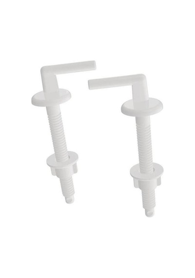 Klozet Kapağı Montaj Vidası Seti 4 Parça 2 Adet 10 Cm Pvc Klozet Kapağı Montaj Vidası Diğer