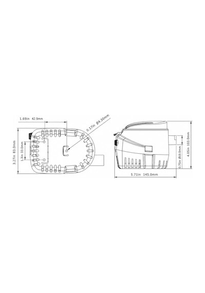 Seaflo Otomatik Sintine Pompası 750 GPH 24V