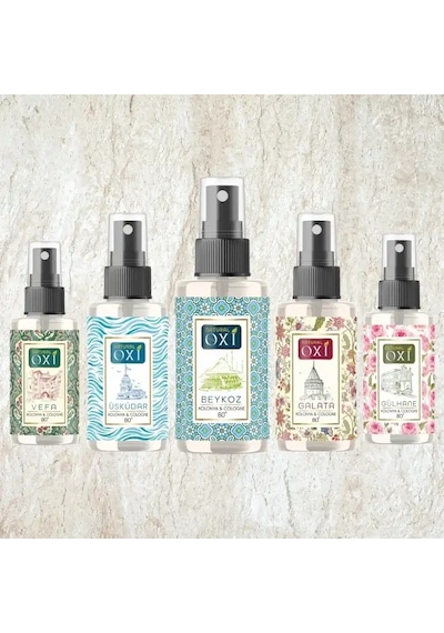 Oxi Natural Premium İstanbul Kokuları Koleksiyonu 5 x 50 ML