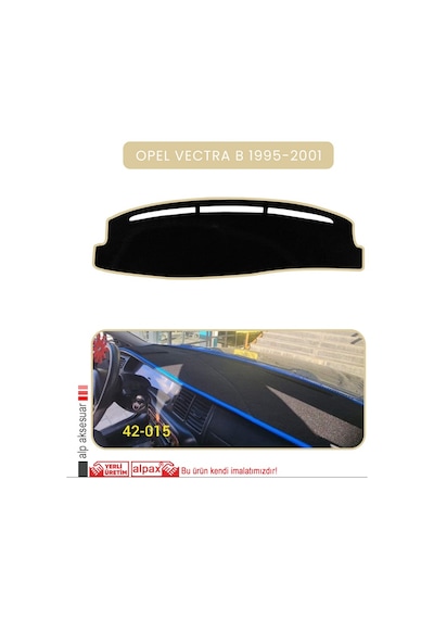 Opel Vectra B 1995-2001 Torpido Koruma Halısı Bej Kenar