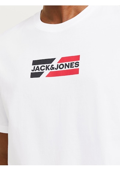 Jack & Jones JJCORP Erkek Beyaz Tişört
