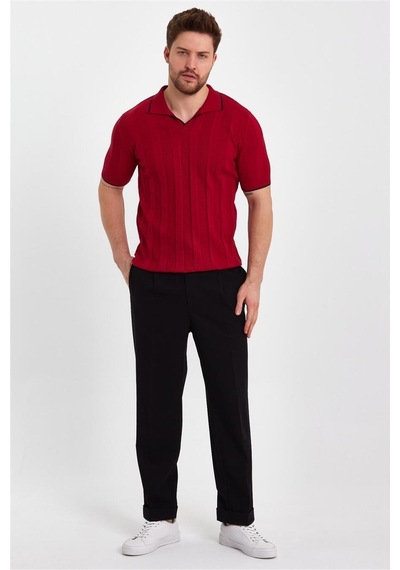 Cool Tarz Koyu Kırmızı Erkek Polo Yaka Çizgili Triko T-shirt-trz19109r02s Koyu Kırmızı Koyu Kırmızı Cool Tarz Koyu Kırmızı Erkek Polo Yaka Çizgili Triko T-shirt-trz19109r02s Koyu Kırmızı Koyu Kırmızı