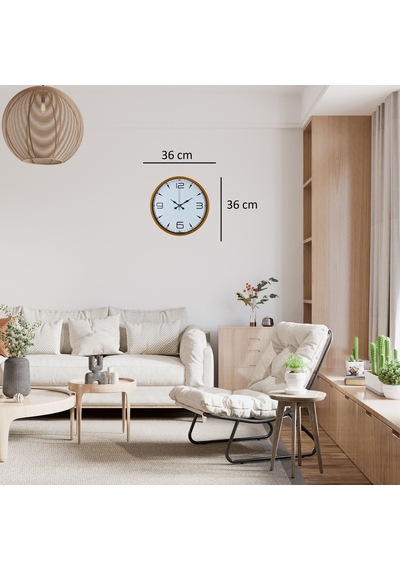 Energy Turuncu 36 Cm Duvar Saati Çok Renkli