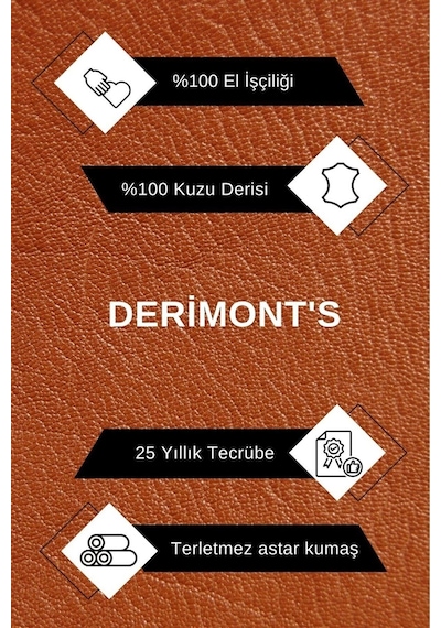 Hakiki Kuzu Derisi Düğmeli Blazer Ceket Siyah Ceket Siyah
