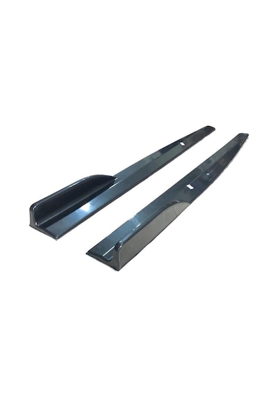 Flaplı Yan Marşpiyel Altı Lip Kısa Plastik Piano Black