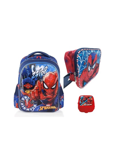 Spiderman Ilkokul Çantası Due Fıghter 41321 3 Lü Set Çok Renkli