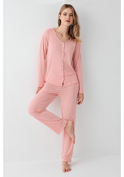 Arnetta Kadın Turuncu Pijama Takımı Ar3460-s-v2 Turuncu