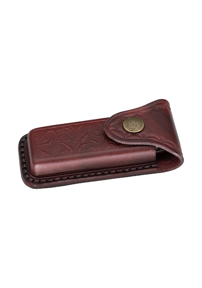 Fallkniven Phel Folding Knife Leather Sheath Deri Kamp Çakı Kılıf Kahverengi