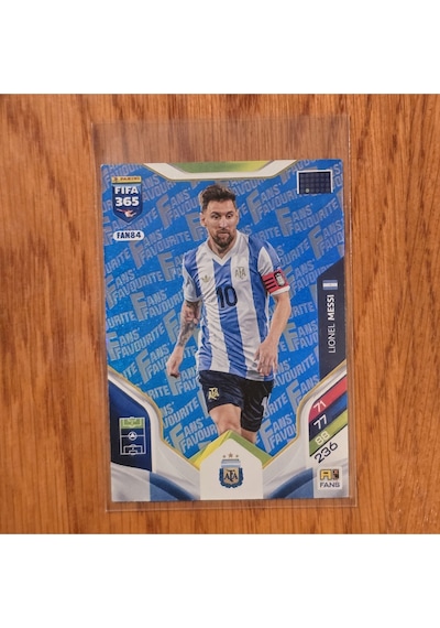 2026 Lionel Messi Fans Favourite Blue Fan84 Oyun Kartı