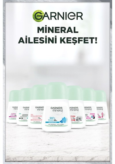 Garnier Mineral Magnezyum Ultra Kuru Kadın Roll-On 50 ML