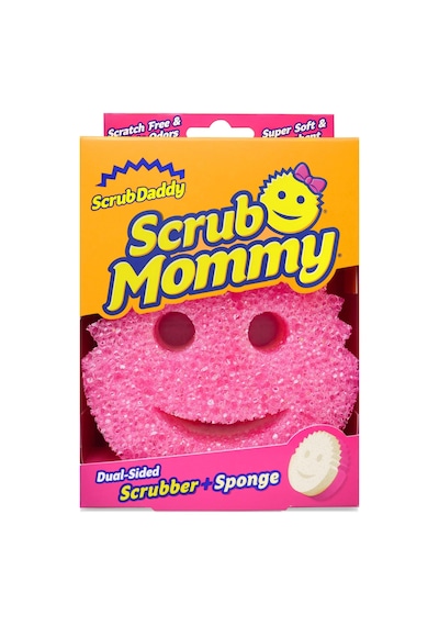Scrub Mommy Çift Yüzeyli Bulaşık Süngeri Pembe