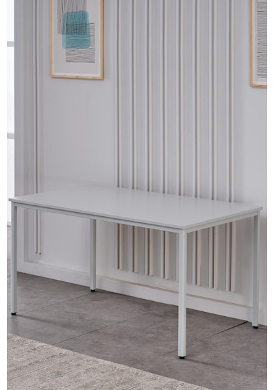 Sehpol Çalışma Masası 140x80x75 Cm Gri