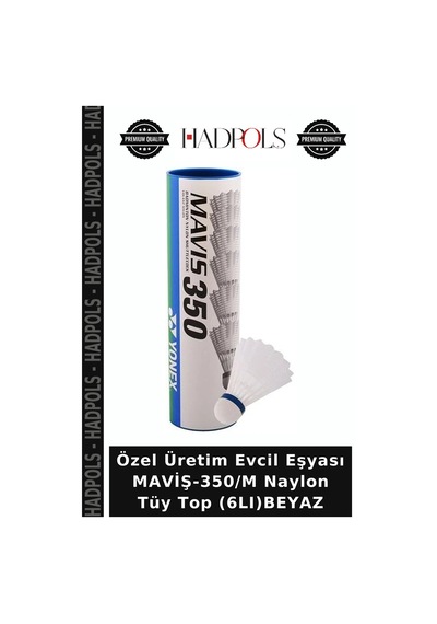 Özel Üretim Evcil Eşyası Maviş-350/m Naylon Tüy Top 6lı Beyaz