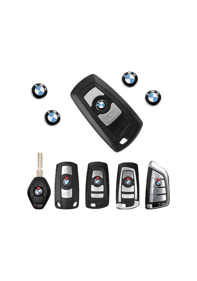 Bmw İçin Araç Anahtar Logo Amblemi Çap: 11 Mm +a Kalite 2 Adet