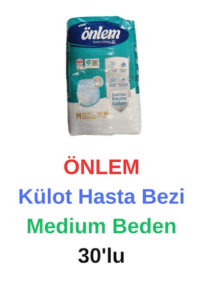 Önlem - Külot Yaşlı Yetişkin Hasta Bezi Medium Beden 30'lu M
