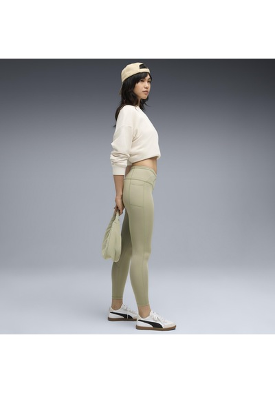 Puma Evostrıpe High-waist Tights Kadın Yetişkin Tayt Haki