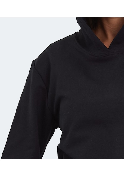 Slazenger KATHY IN Kadın Kapüşonlu Siyah Sweatshirt