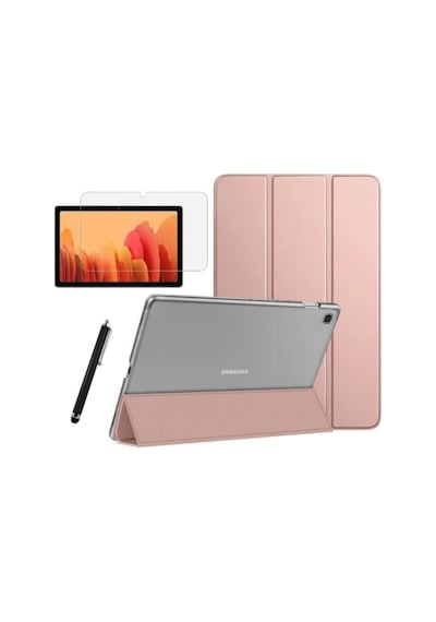 Samsung Galaxy Uyumlu Tab A8 10.5 Inç Sm-x200 Smart Kapak Katlanabilir Kılıf+ekran Koruyucu+kalem Kılıf
