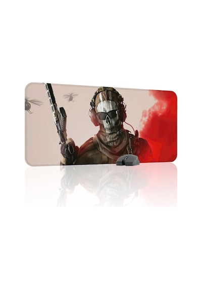 Call Of Duty Kaymaz Dikişli Kauçuk Oyuncu Mousepad V1 - 90x40 Xxl Gaming Mouse Pad Fare Altlığı