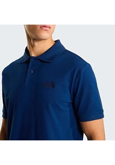 The North Face Essential Regular Erkek Polo T-shirt Nf0a8c1pd1r1 Mavi