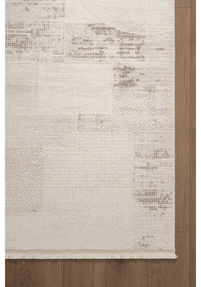 Luxia Lu003g Krem Gri Akrilik Modern Salon Koridor Yatak Ve Oturma Odası Halısı-1775 Krem - Gri