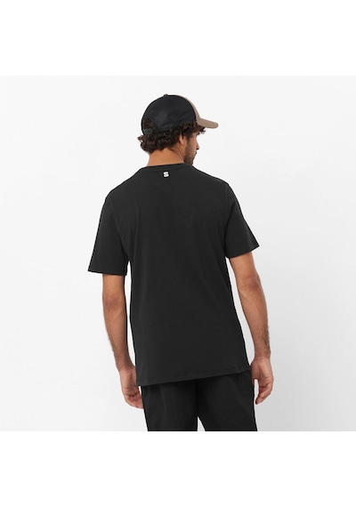 Salomon Graphıc Ss Tee M Deep Black// T-shırt Lc2219200 001