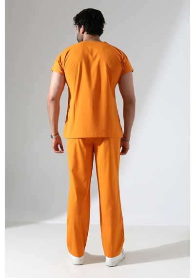 Bflex Unisex Likralı Yarasa Kol Takım - 6461 Turuncu
