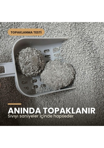 Lavanta Kokulu Doğal Bentonit Kedi Kumu 5 Kg Güçlü Topaklanan, Tozsuz, Koku Hapseden, Patilere Yapışmayan, Bentonit Kedi Kumu