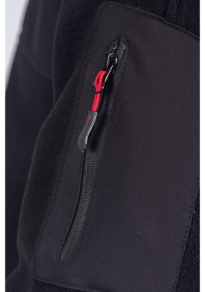 Vatan Tekstil Softshell Erkek Garnili Polar Siyah