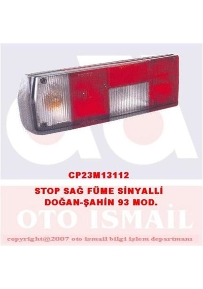STOP LAMBASI SAĞ FUME SINYALLI M131 DKS DOĞAN SAHIN 93-
