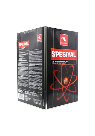 Petrol Ofisi Spesiyal 10 Tek Dereceli Dizel Motor Yağı 15 KG