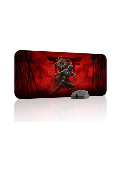 Assasin's Creed Kaymaz Dikişli Kauçuk Oyuncu Mousepad V1 - 70x30 Xl Gaming Mouse Pad Fare Altlığı