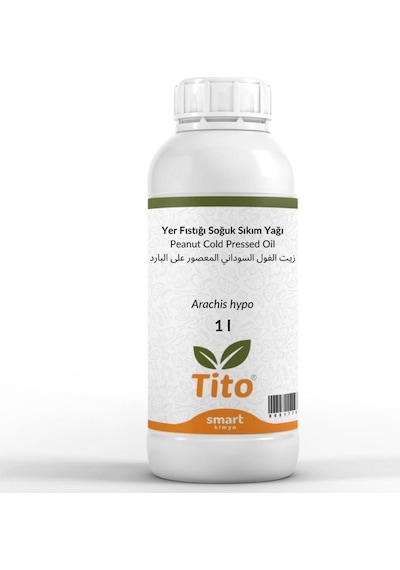 Yer Fıstığı Soğuk Sıkım Yağı Arachis Hypo 1 Litre 1 L