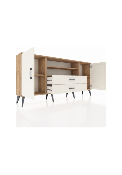 Arges Konsol 4 Raflı 2 Çekmeceli 2 Kapaklı 176x30x83 Çam-aytaşı/aytaşı Aytaşı/aytaşı Arges Konsol 4 Raflı 2 Çekmeceli 2 Kapaklı 176x30x83 Çam-aytaşı/aytaşı Aytaşı/aytaşı