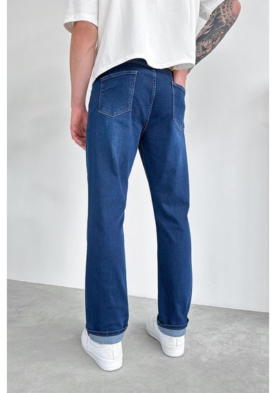 Koyu Mavi Basic Premium Slim Fit Pantolon Koyu Mavi