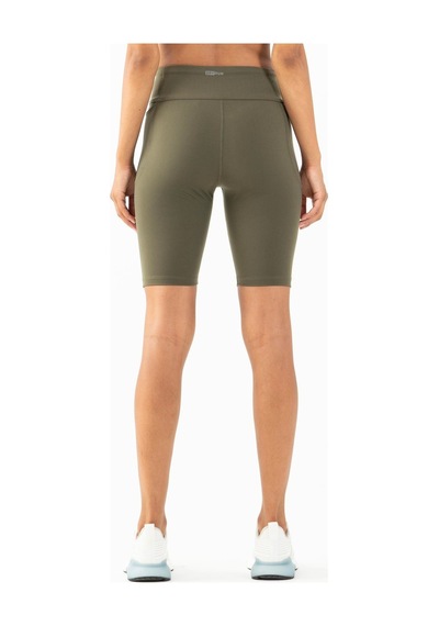 Maraton Active Slimfit Kadın Şort Fitness Haki Şort 22267-haki