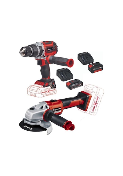Einhell TP-CD 18/60 Li-i BL  Axxio 125mm 2.5-4.0AH Kömürsüz Set
