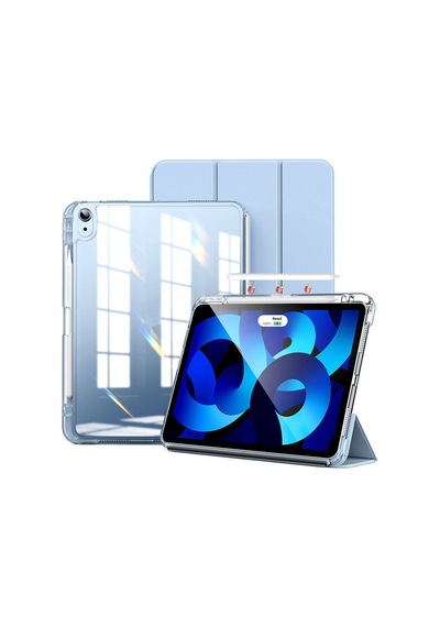 Noktaks - Apple Uyumlu iPad Air 11 M2 2024 A2902-a2903-a2904 - Kılıf Magnetik Ayrılan Airbagli Sliding Kılıf - Gri