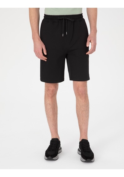 Pierre Cardin Siyah Comfort Fit Örme Şort 50310720-vr046